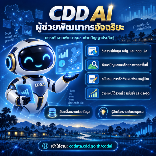 🤖✨ “CDD AI ผู้ช่วยพัฒนากรอัจฉริยะ”